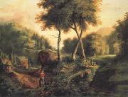 Thomas Cole Landscape (mk13) painting